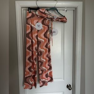 Princess Polly crop top, set never worn still has tags